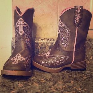Toddler girls size 5 Blazin Roxx Cowboy Boot